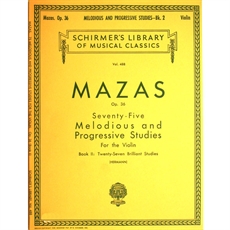 Mazas Melodious and Progressive Studies violin