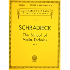 The School of Violin-Technics Schradieck